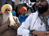 A group called Sikhs For Justice organized protests such as this one in New York in 2015 to draw attention to Sikh political prisoners. It has now been discovered some of the groups’ Canadian members were targeted in an international cybersurveillance and hacking scheme.