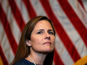 New Supreme Court Justice Amy Coney Barrett.