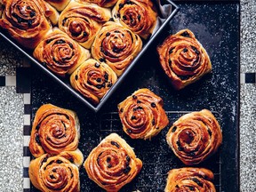 Chelsea buns from The British Baking Book