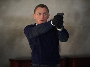 Daniel Craig in a scene from No time to Die.