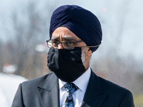 Canada's Minister of National Defence Harjit Sajjan in May.