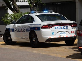 Peel Regional Police officers attended the school Friday morning just before 9 a.m.