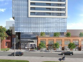 Concert Properties has applied for a variance to slash the number of parking spots in its 53-storey Burke Condos project from 323 to 180.