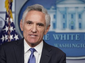 Dr. Scott Atlas, member of the White House's coronavirus task force, speaks at a news conference in the briefing room of the White House on September 23, 2020 in Washington, DC.