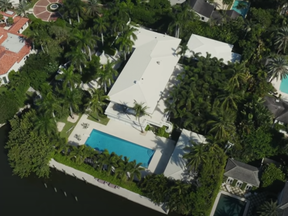 Jeffrey Epstein's Florida mansion, which will be demolished.