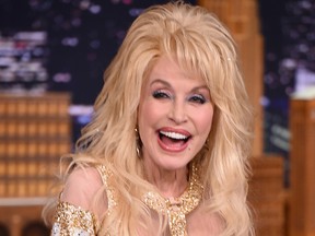 Dolly Parton, seen in a file photo from 2016, donated a million dollars to Vanderbilt University for COVID-19 research. That money was used to help fund testing of the Moderna vaccine.