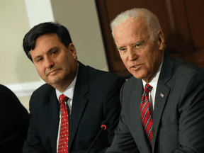 Ebola Response Coordinator Ron Klain with Vice President Joe Biden in 2014. President-elect Biden has now chosen Ronald Klain to be his White House Chief of Staff.