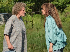 Family feud: Glenn Close and Amy Adams square off in Hillbilly Elegy.