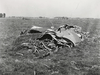 The crash site of Morley Ornstein’s Lancaster LL755 near Bremen, Germany.
