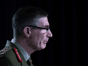 Chief of the Australian Defence Force General Angus Campbell delivers the findings from the Inspector-General of the Australian Defence Force Afghanistan Inquiry, in Canberra on November 19, 2020.