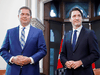 Former Conservative Party leader Andrew Scheer with Prime Minister Justin Trudeau shortly after the 2019 election. “Conservatives have essentially run the same campaign over and over again since since 2006,” one adviser to current Conservative leader Erin O’Toole says.