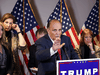 U.S. President Donald Trump’s legal team, lead by former New York City Mayor Rudy Giuliani, hold a news conference regarding their efforts to overturn the results of the 2020 U.S. presidential election, in Washington, November 19, 2020.