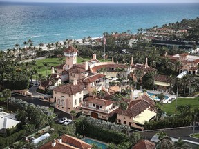 Donald Trump's beach front Mar-a-Lago resort, on January 11, 2018 in Palm Beach, Florida.