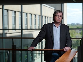 Security intelligence expert Wesley Wark poses at the University of Ottawa's Social Sciences Building in Ottawa, Tuesday, May 14, 2013.