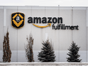 One of Amazon's fulfillment centres in Brampton, Ontario.