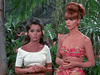 Dawn Wells with Tina Louise as Mary Ann and Ginger in a scene from Gilligan’s Island. “For some reason, (fans) feel they have to make a choice,” Wells said in an interview.