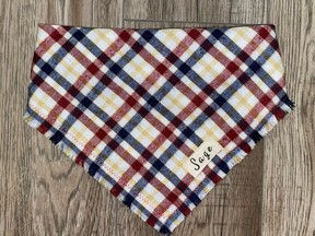 Customizable dog bandana