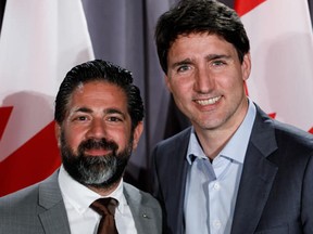 Waseem Ramli and Justin Trudeau.