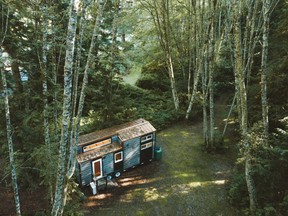 A finished 'Coastal Escape' tiny home, built in 2018 by Sunshine Tiny Homes in Gibsons, B.C., is shown in an undated handout photo.