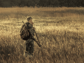 Stock image of a hunter.