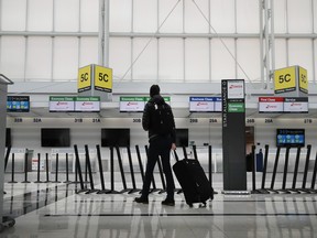 The international terminal at O'Hare Airport on March 12, 2020 in Chicago, Illinois.