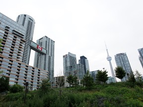 The 450-tonne bridge connecting CityPlace’s Parade towers contains two residential units.