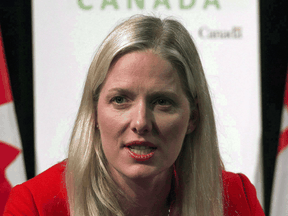 Infrastructure Minister Catherine McKenna.