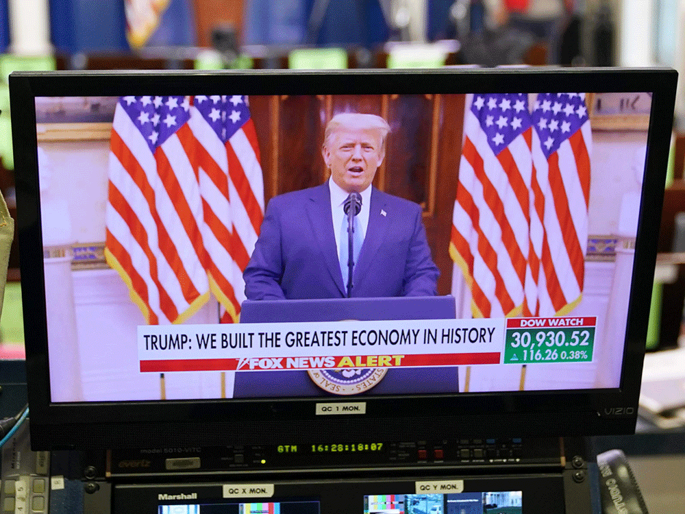 Trump wishes 'luck' to new administration in video farewell address that never mentions Biden