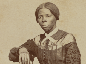 Portrait of Harriet Tubman taken just after the end of the U.S. Civil War.