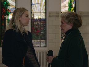 Vanessa Kirby (left) and Ellen Burstyn deliver great performances in Pieces of a Woman.