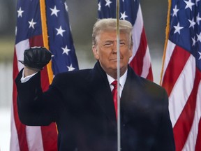 President Donald Trump speaks at the "Stop The Steal" Rally on Jan. 6, 2021 in Washington, DC.