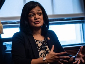 Rep. Pramila Jayapal, D-Wash., tested positive for the coronavirus, she said late on Monday.