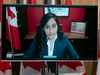 Procurement Minister Anita Anand announces a delay to COVID vaccine delivery via videoconference, Friday, January 15, 2021 in Ottawa.