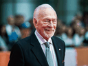 Christopher Plummer walks the red carpet at Roy Thomson Hall during the Toronto International Film Festival on September 12, 2015.