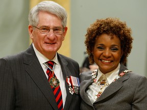 Edward Roberts, then Newfoundland and Labrador Lieutenant-Governor, smiles after being made a Member of the Order of Canada by then Governor General Michaelle Jean in a file photo from April 7, 2010.