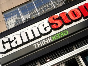 A GameStop store is seen in Manhattan on Jan. 29, 2021.