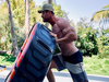 Chris Hemsworth's stunt double struggles to keep up with his ‘man mountain’ bulk