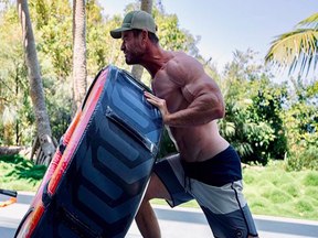 Chris Hemsworth's stunt double …