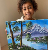 North West shows off her painting, which started a typically Kardashian-like drama.