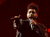 The Weeknd performs during a concert in Edmonton, October 2, 2017.