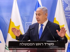 Israeli Prime Minister Benjamin Netanyahu.