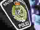 A Halton Police crest is seen here in this file photo.