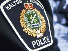 A Halton Police crest is seen here in this file photo.