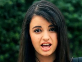 A screenshot from the Friday music video, depicting Rebecca Black.