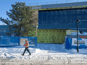Vaccines won't come of the line at this under-construction National Research Council of Canada facility in Montreal until at least December.