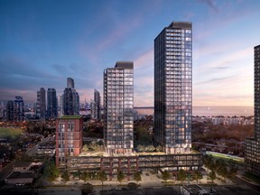 The first three towers in the master-planned community will be 12, 26 and 37 storeys.