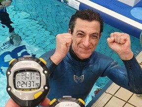 World-record holder Budimir Sobat is known as world-class static diver.