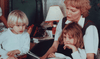 Mia Farrow with her children in an image from Allen v. Farrow.