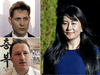 Detained Canadians Michael Kovrig and Michael Spavor, and Huawei CFO Meng Wanzhou.