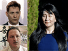 Michael Kovrig, top, Michael Spavor and Huawei CFO Meng Wanzhou